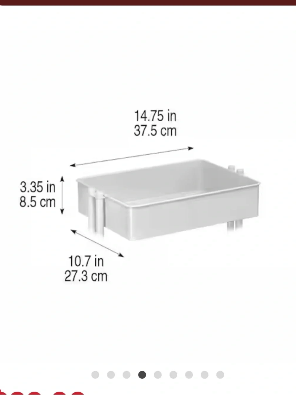 Lexington White 3-Tier Rolling Organizer Cart storage supplies party bar shelves - Picture 4 of 5